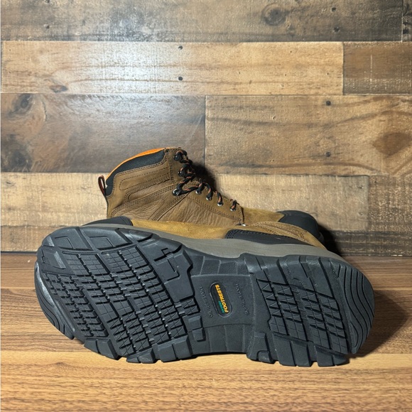 HYTEST K13562 Men's Brown, Comp Toe, EH, Met Guard, PR, Waterproof SZ 13W - Picture 8 of 10